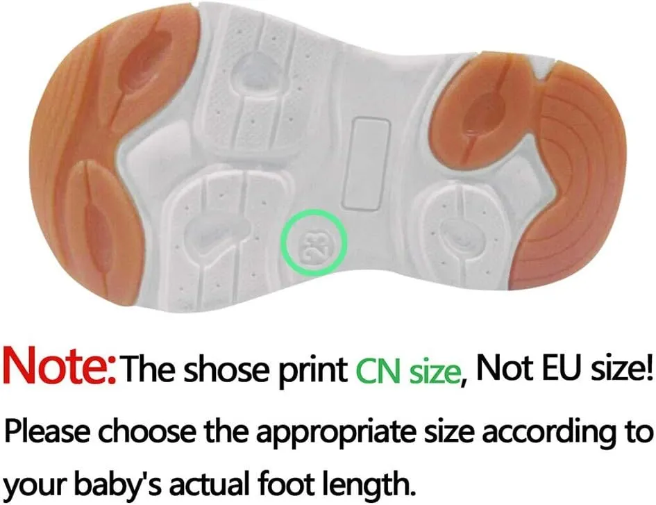 EnJoCho Children Baby Girls Boys Breathable Light Up Shoes Mesh Led Luminous Sport Run Sneakers Shoes for Kids