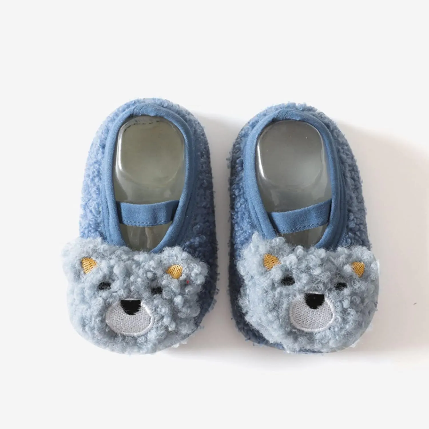 EnJoCho Children Running Shoes Boys Girls Cartoon Character Pattern Warm Toddler Shoes Indoor Floor Socks Non Slip Fashion