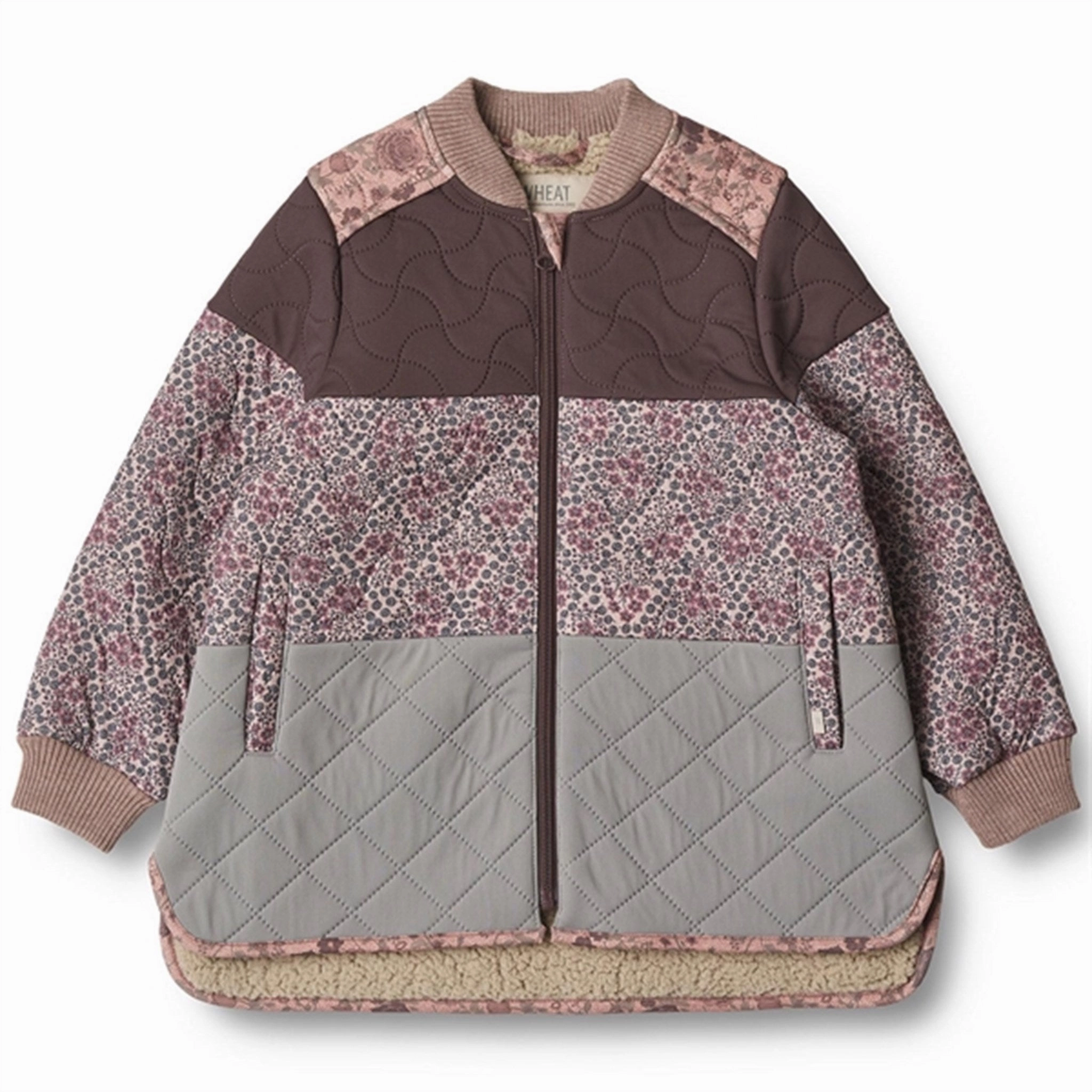 Wheat Thermo Harlequin Berries Jacket Hadis Magnetic Fastenings Street Ready