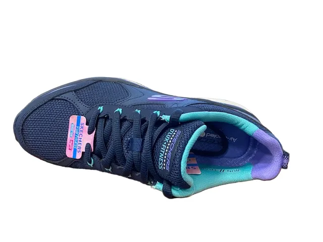 lightweight - materials Skechers scarpa da passeggio da donna D'Lux Fitness Perfect Timing Relaxed Fit 149836/NVMT blu