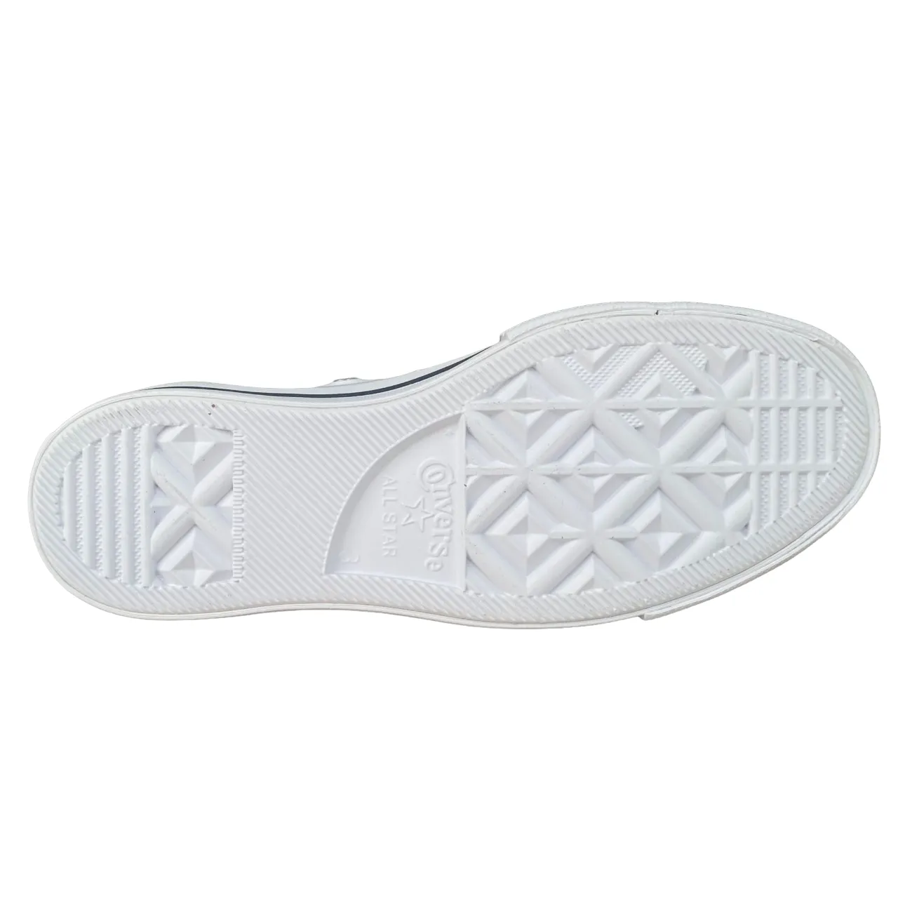 anti - blister shoes Converse All Star Chuck Taylor Donna Pelle 561676C | Sneakers Platform alta bianca