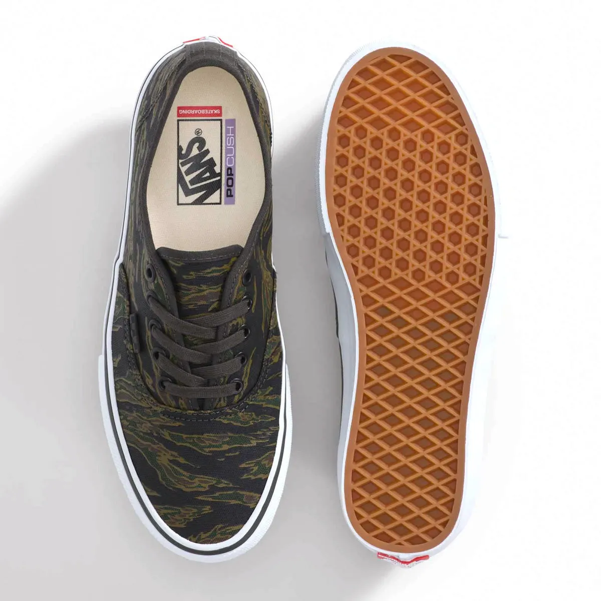 Skate Authentic 'Tiger Camo Green' Simple Korean style