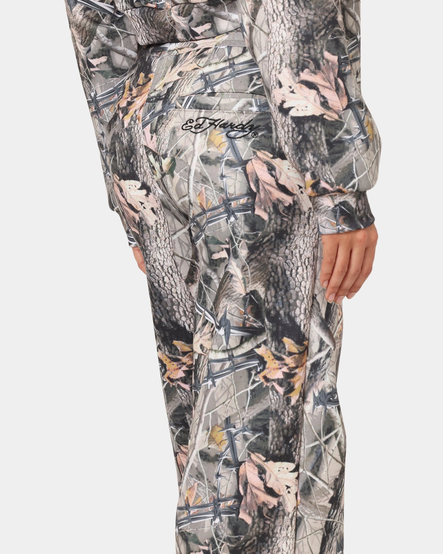 Ed Hardy Women's Camouflage Trackpants Real Tree Camo Effortless Layer OdorResistantTreatment