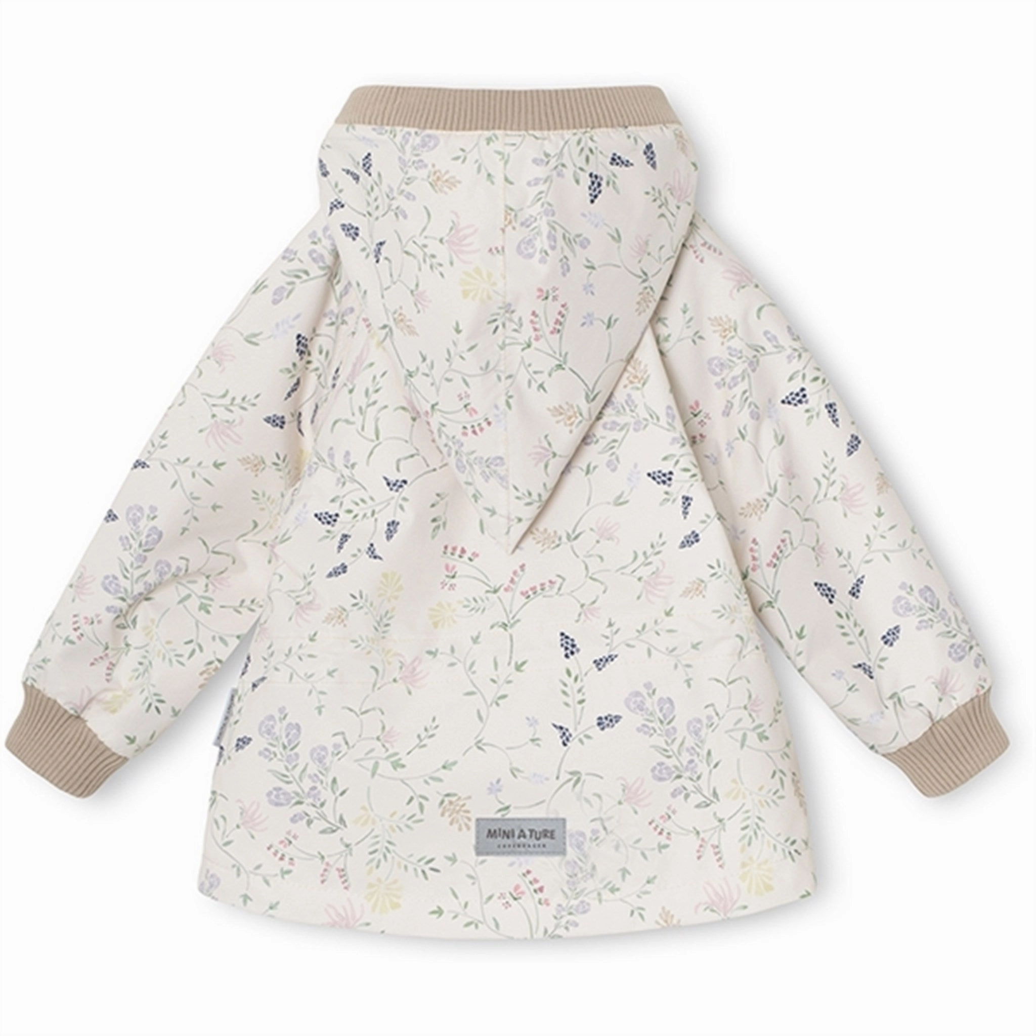 Outdoor Style Staple Sport Fit MINI A TURE WAI Spring Jacket w/Fleece Lining Printed Print Ancient Flowers