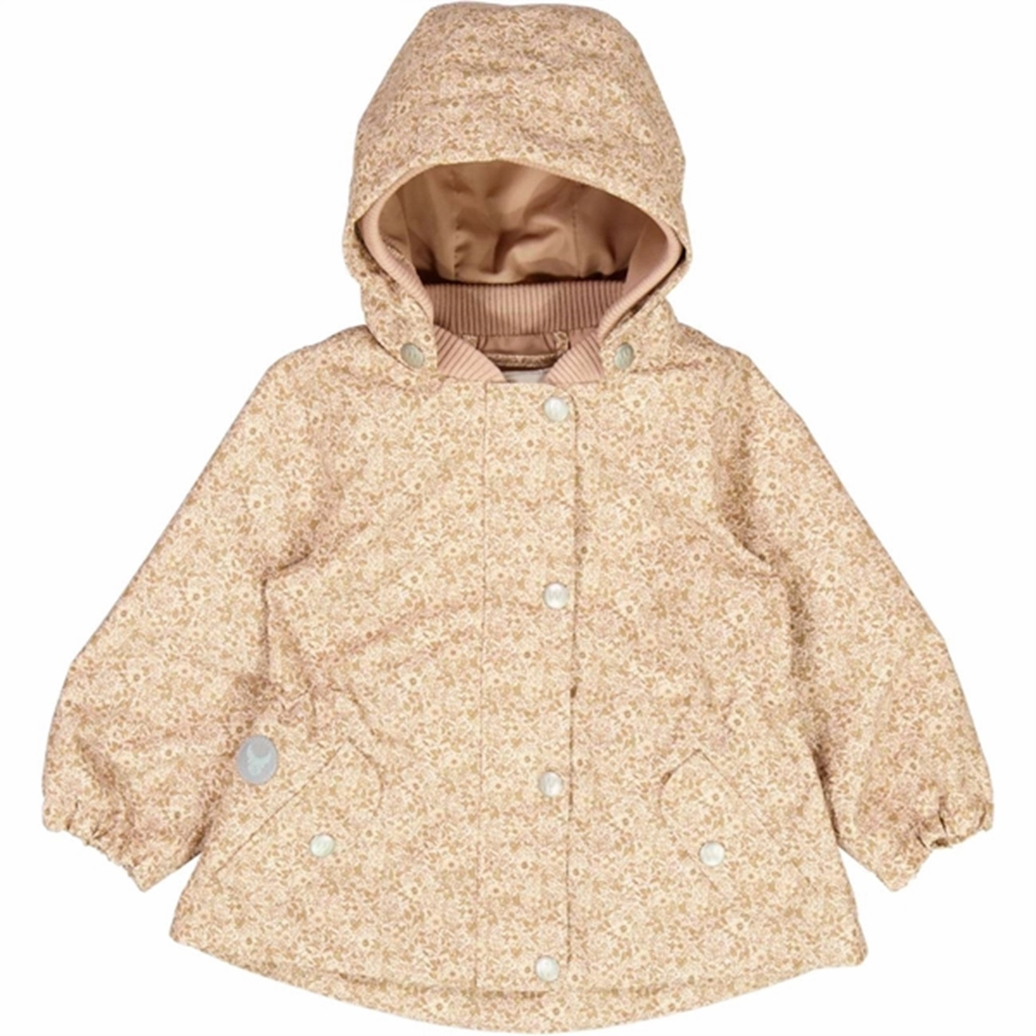 Wheat Jacket Ada Tech Rose Dust Flowers Thermal Lining Tech