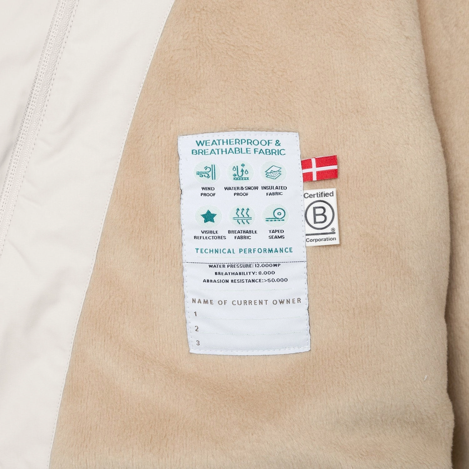 Soft Cover Mini A ture Angora Cream Matwang Fleece Lined Winter Jacket. GRS