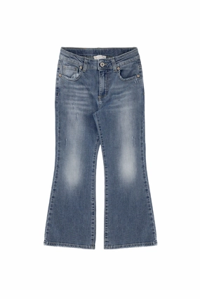 Please pantalone jeans da ragazza PH08W00G55 blu Stretch Minimalist