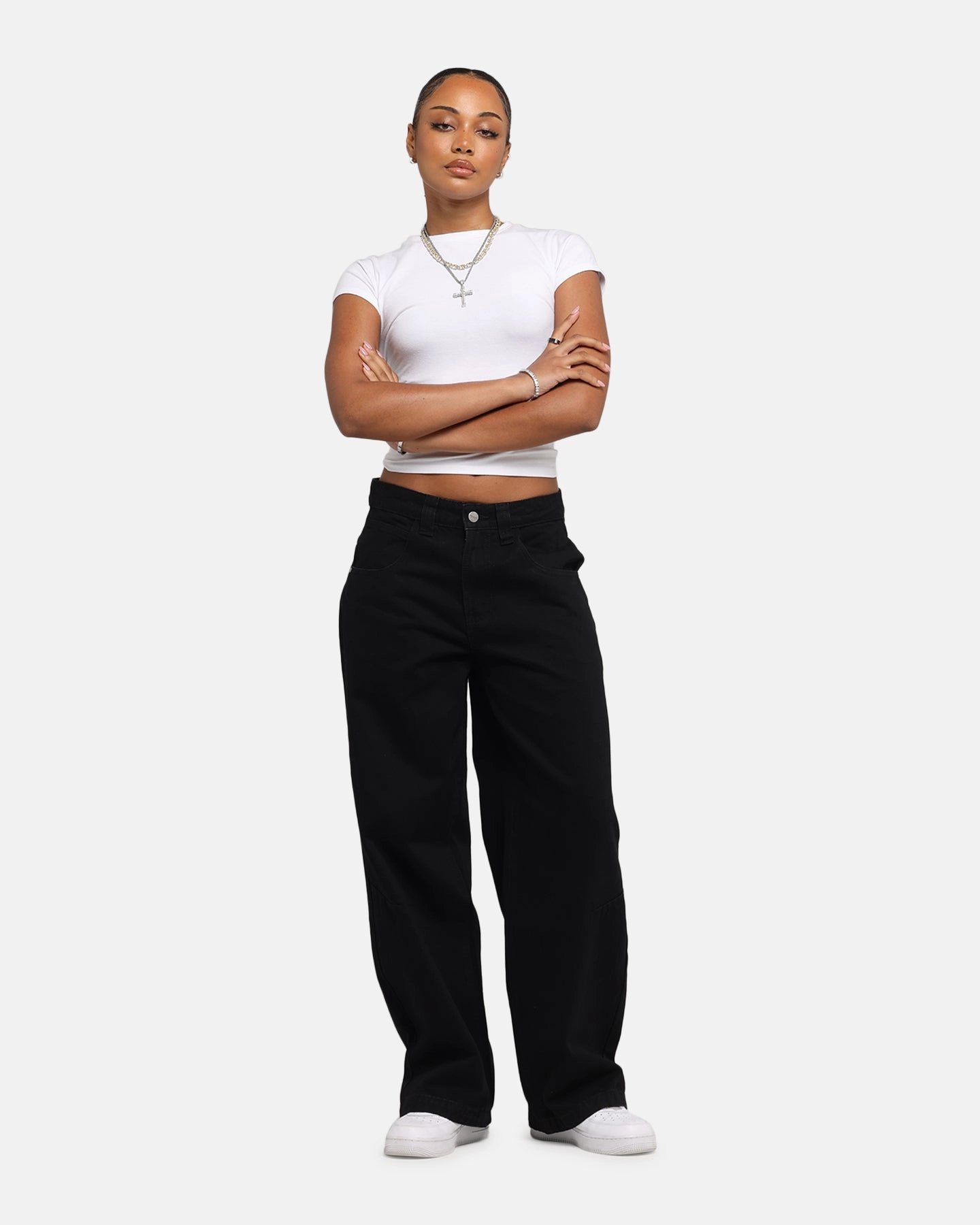 Outdoor Style Versatile Comfort Wear Saint Morta Amplus Jeans Black Stonewash
