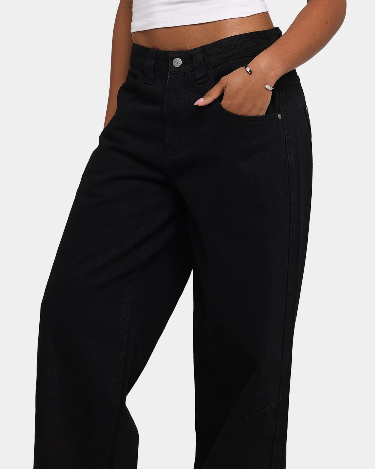 Saint Morta Amplus Jeans Black Stonewash Perfectly Relaxed