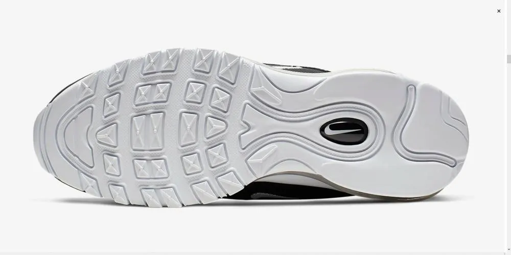 Nike scarpa sneakers da uomo Air Max 97 921826 001 nero advanced - technology Bounce Recovery Foam