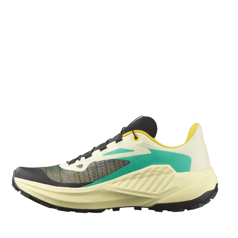 Salomon Women's Genesis Running Shoes in Transparent Yellow/Black/Willowherb AW25 Functional Style