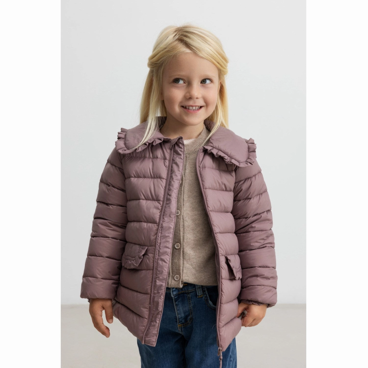 MarMar Light Puffer Mauve Octavia Jacket QuiltedPattern