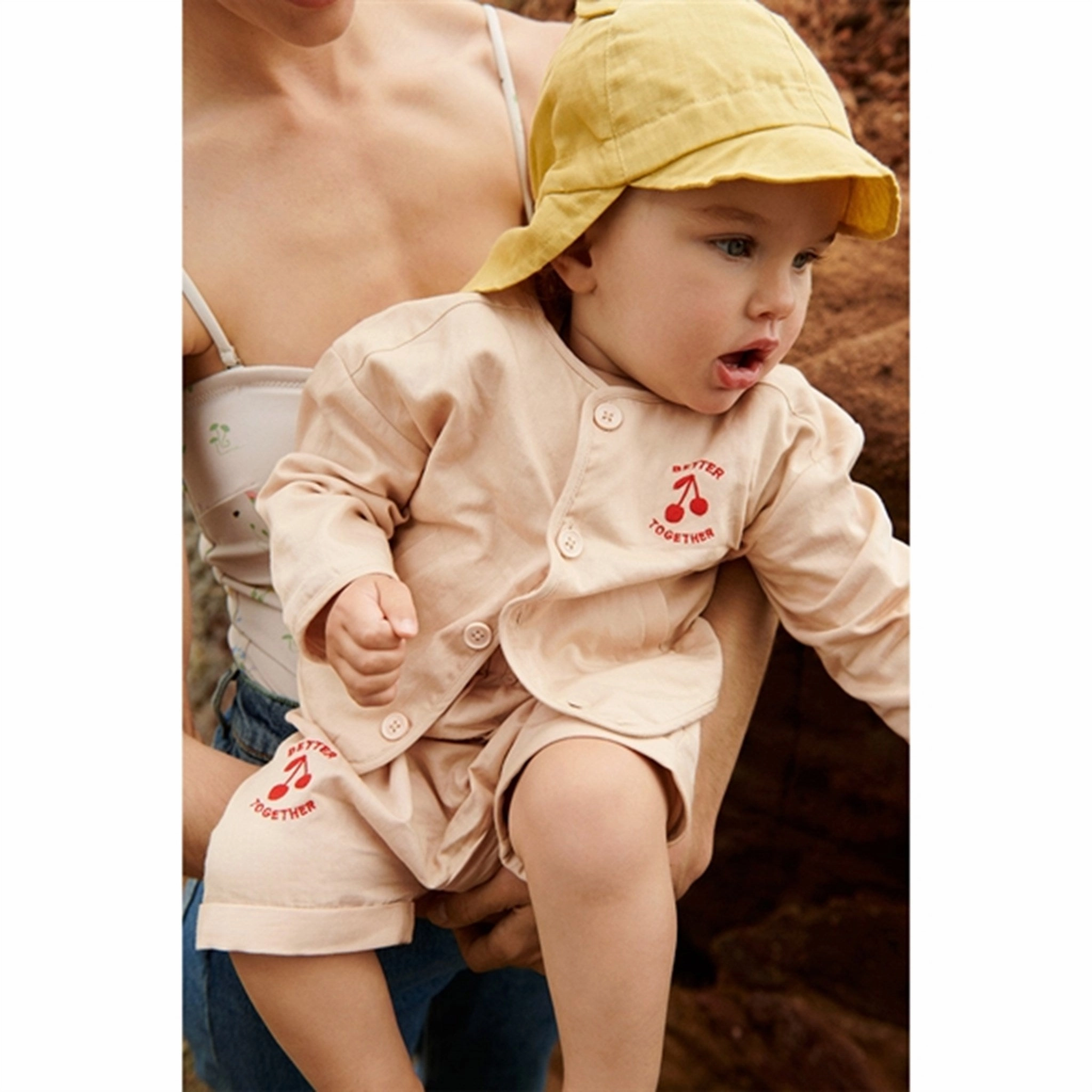 Liewood Apple Blossom Garin Baby Overshirt Fall Outfit