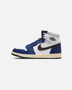 Jordan Air Jordan 1 High OG "Rare Air" White/Black/Royal Blue Adaptive cushioning Durable piece