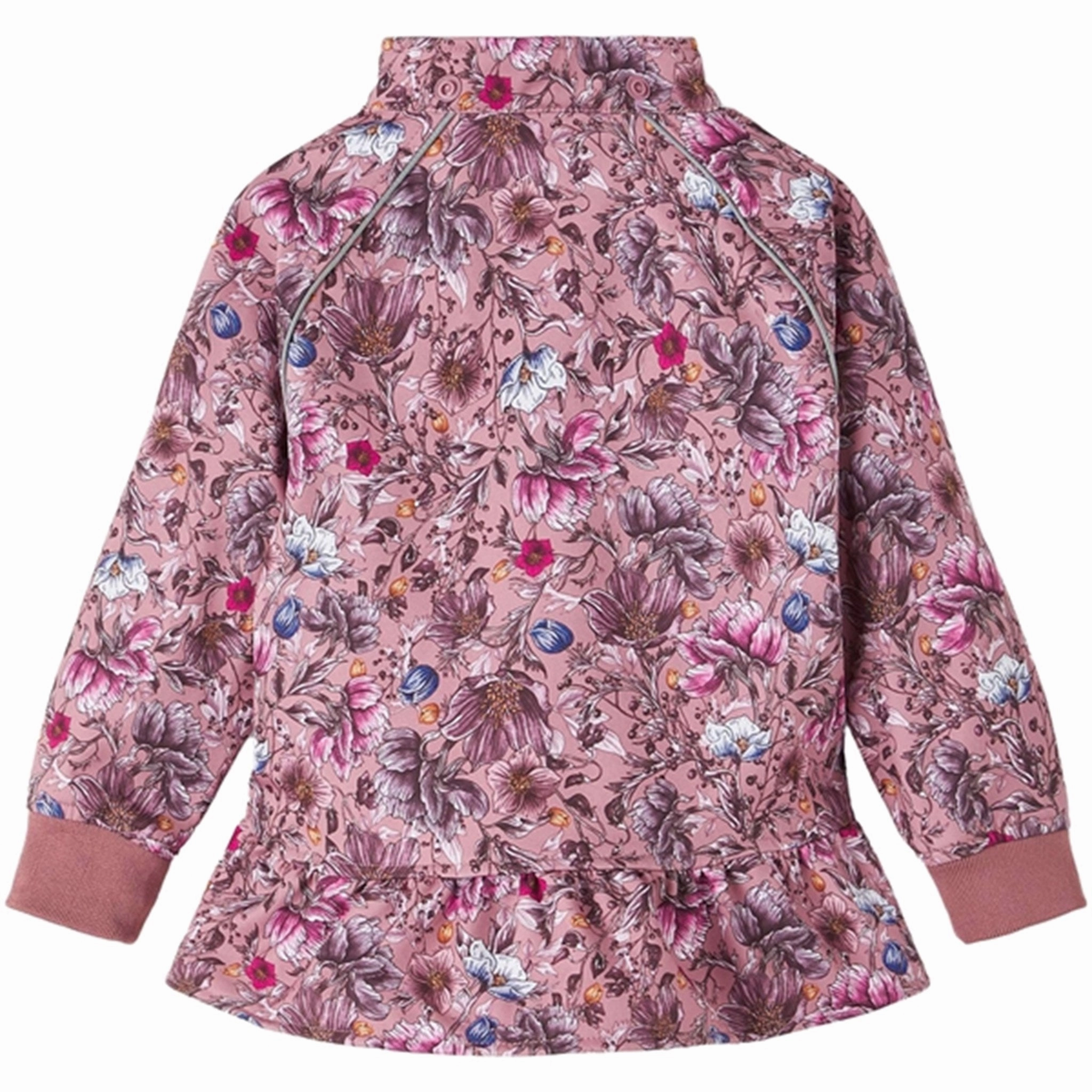 Anti Static Interior HoodedStyle Name it Wistful Mauve Alfa Jacket Flounce Wallpaper