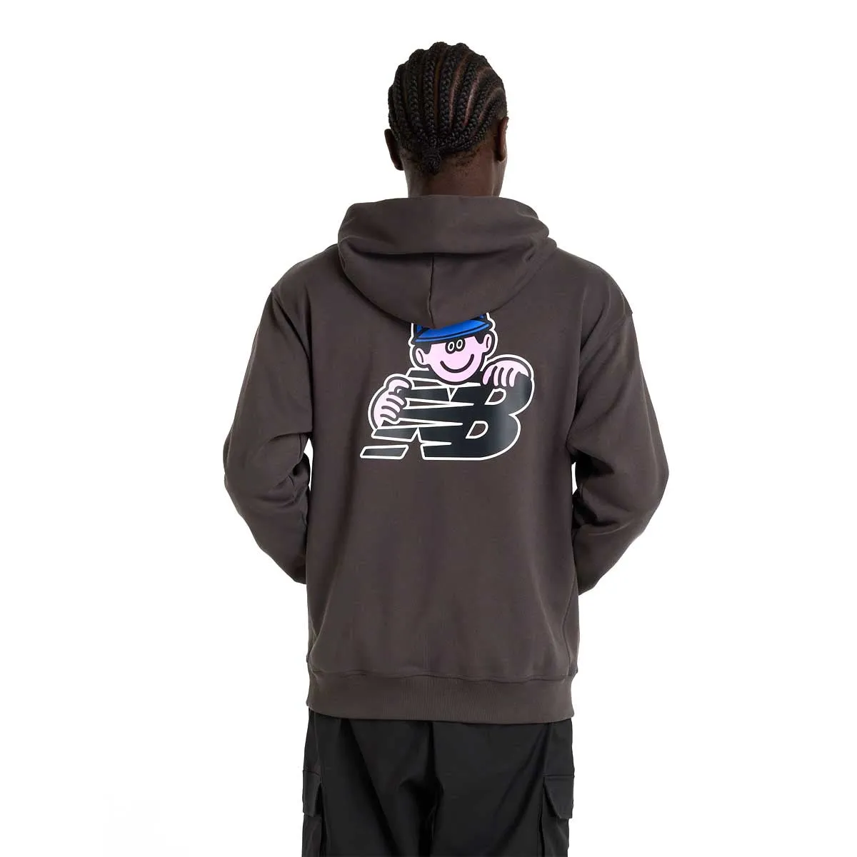 Comfortable Workout   Face Oka Character Hoodie 'Black'