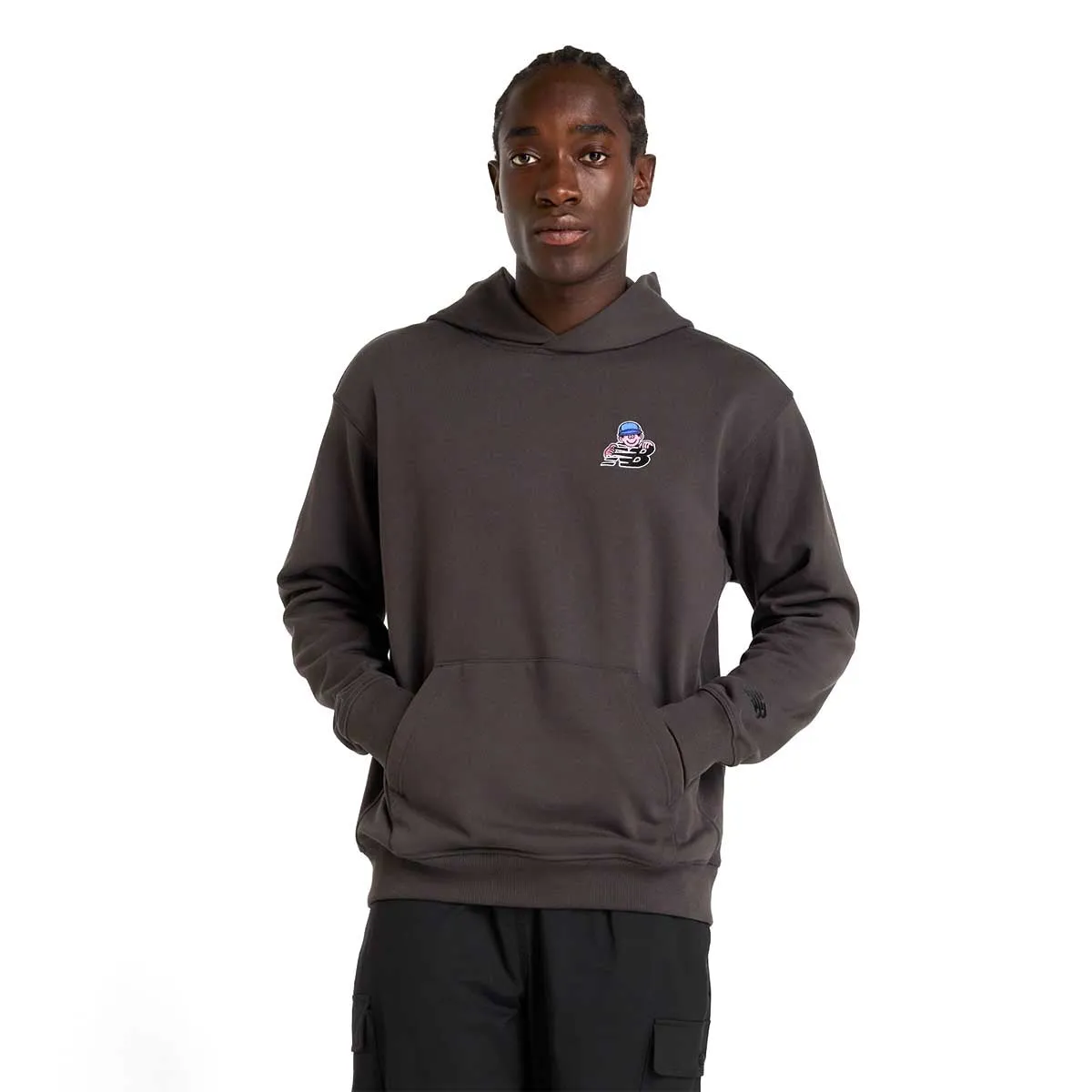 Office Casual   Face Oka Character Hoodie 'Black'