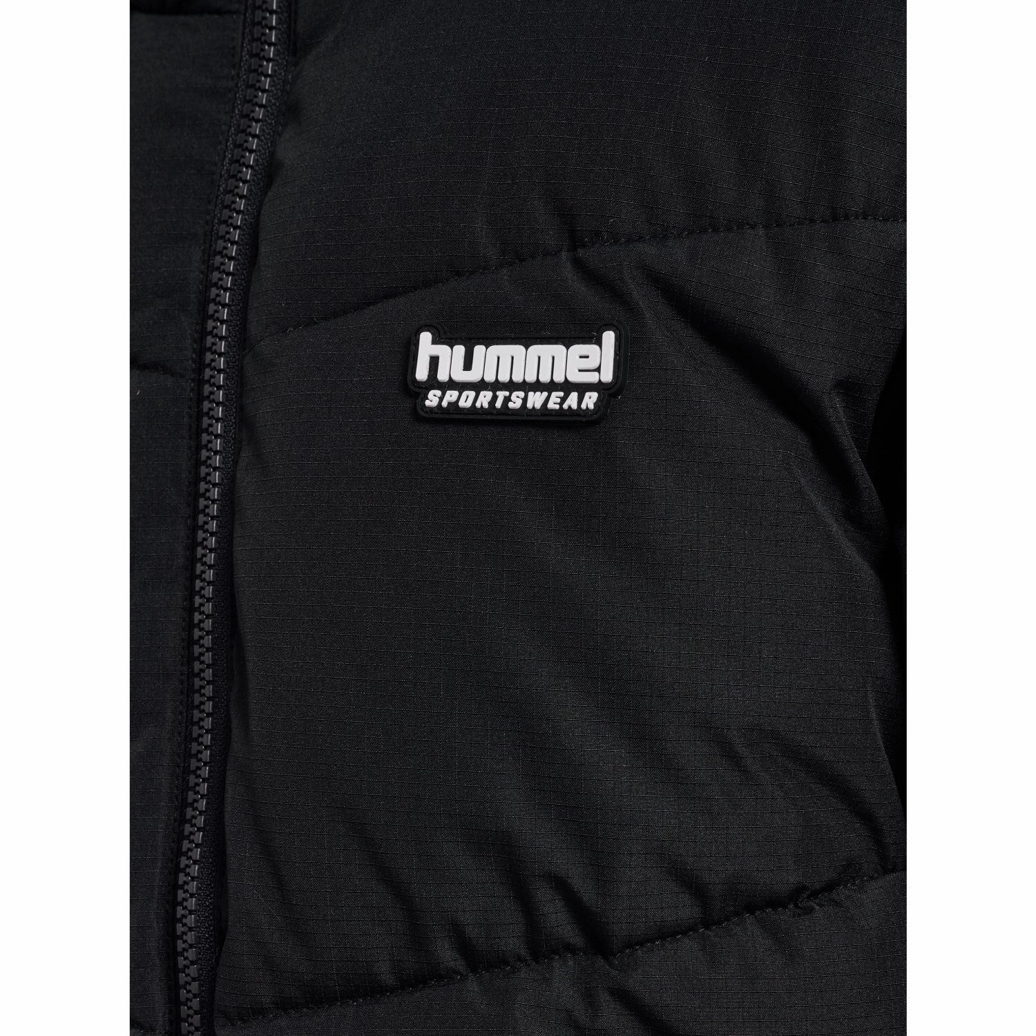 Relaxed Daily Style Hummel Black Puffer Jacket
