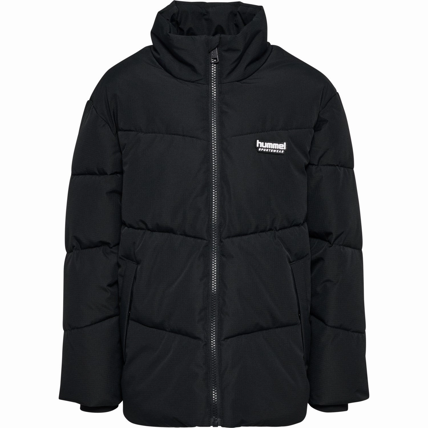 Sleek Comfort Anti Static Lining Hummel Black Puffer Jacket