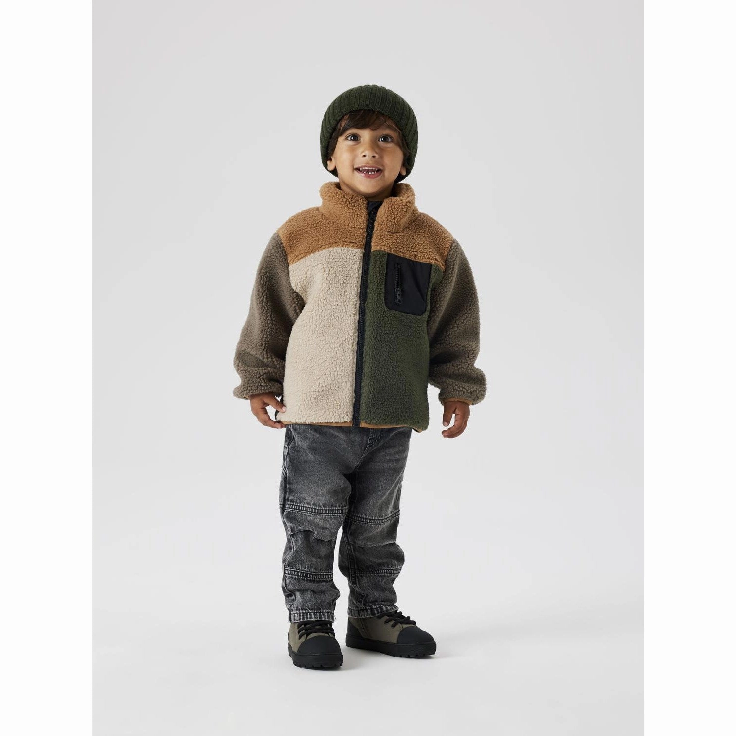 Quick Release Buckles Name It Toasted Coconut Nmmmonico Teddy Jacket Block