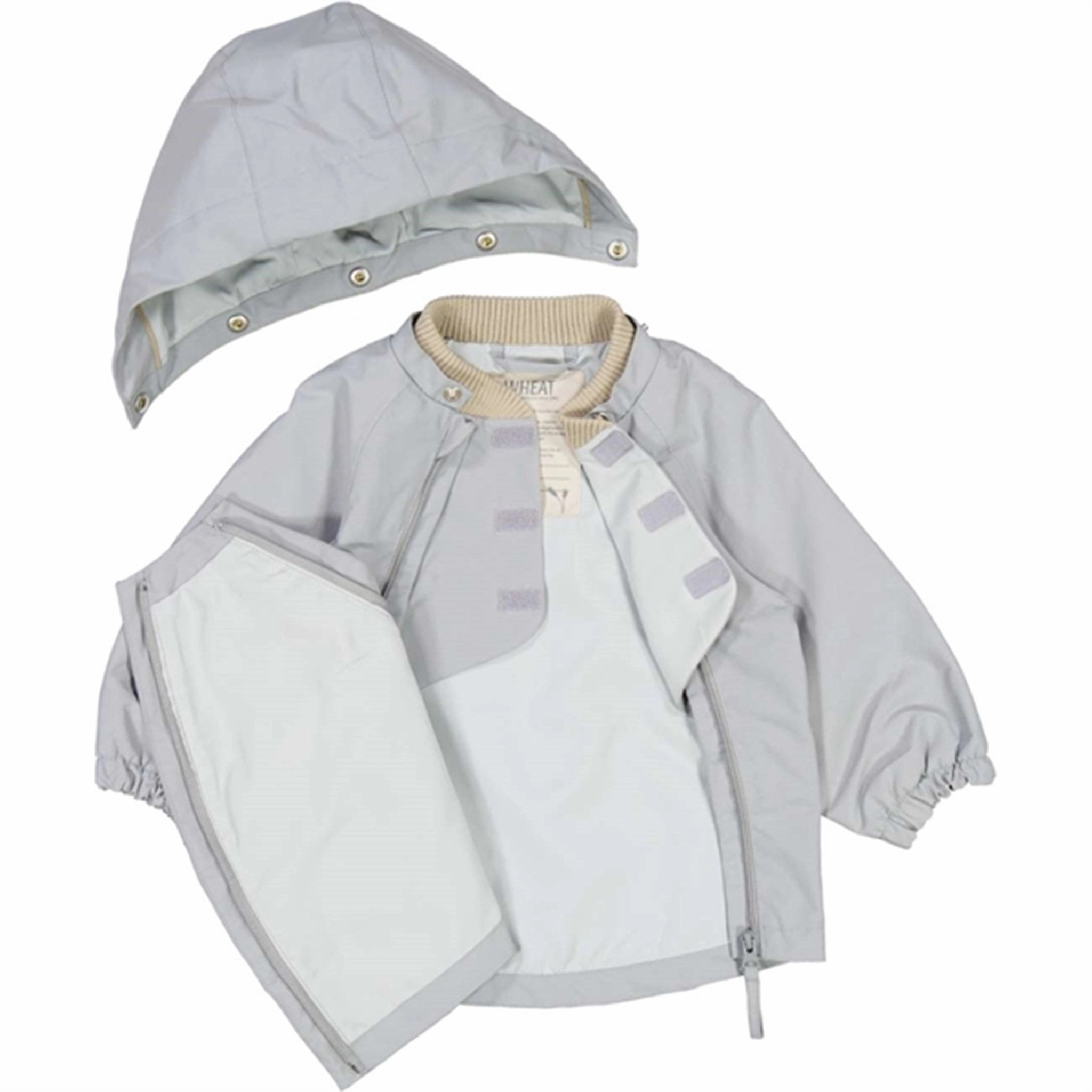 Wheat Jacket Sveo Tech Cloudy Sky Recycled Textile