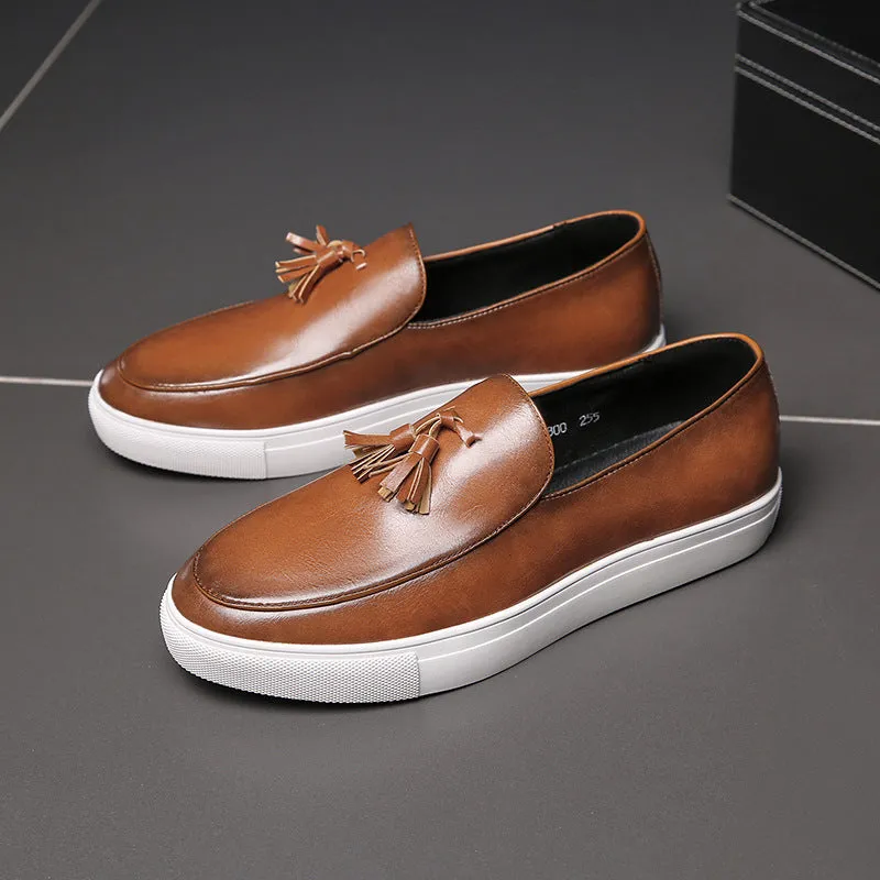 Fashion Catwalk Leather Shoes Men's Personalized Business Casual Gentlemanly Shoes