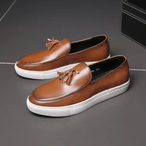 Fashion Catwalk Leather Shoes Men's Personalized Business Casual Gentlemanly Shoes