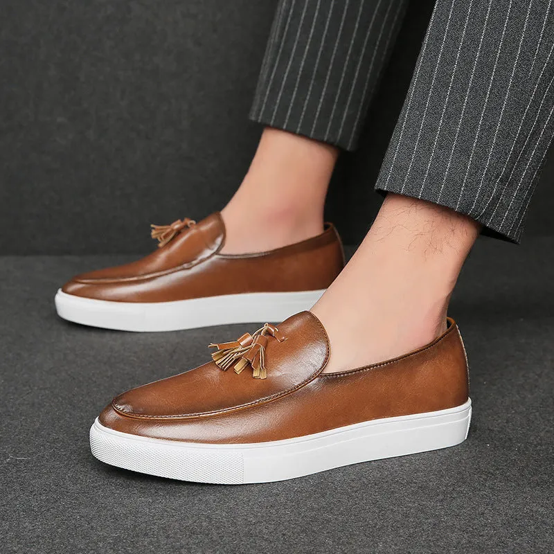 Fashion Catwalk Leather Shoes Men's Personalized Business Casual Gentlemanly Shoes