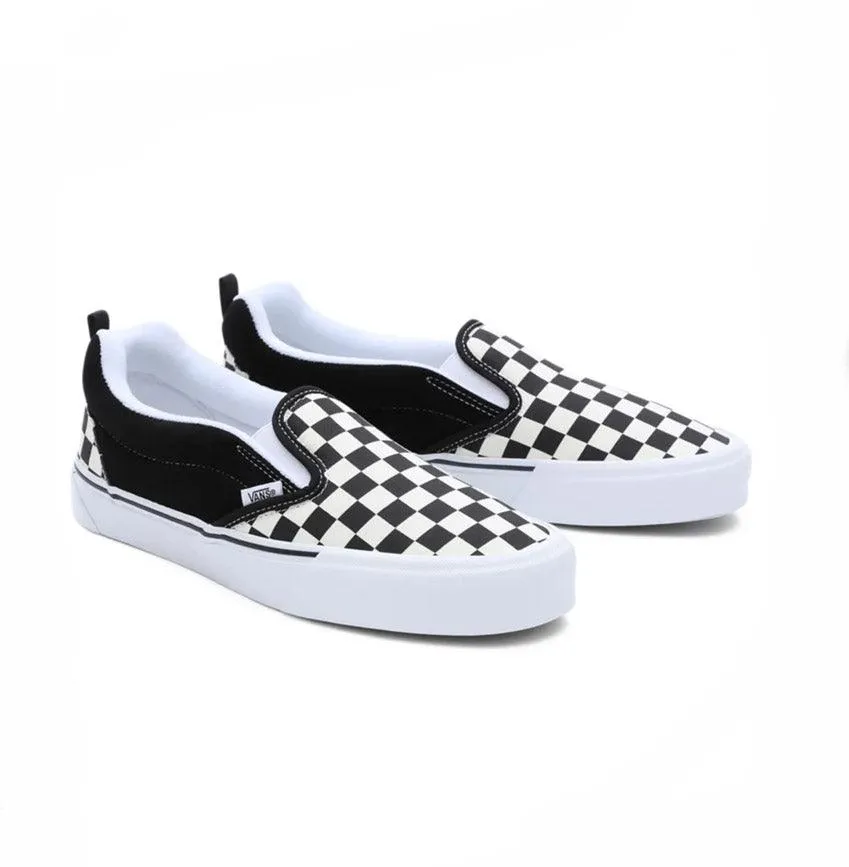Knu Slip 'Checkerboard True White' Work Wear Supportive sole