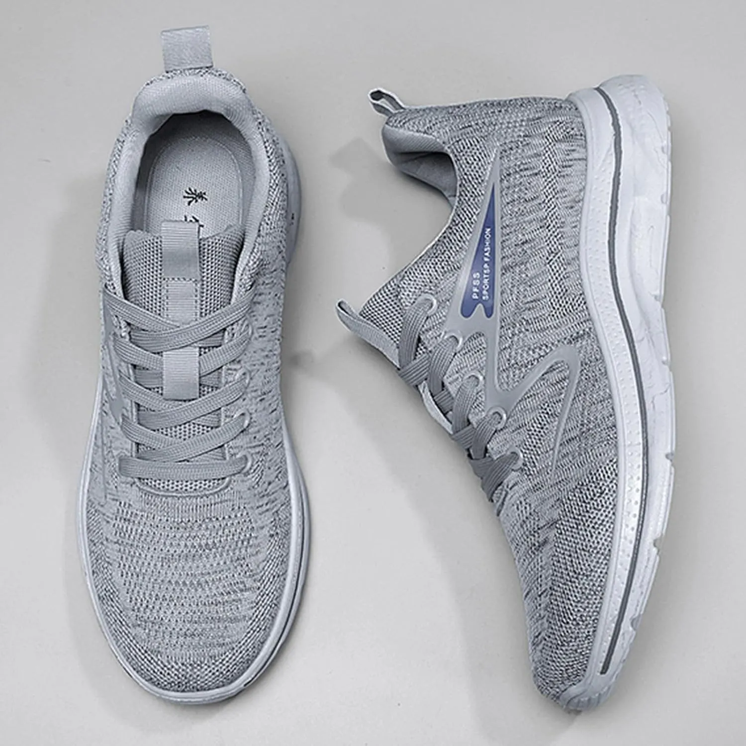 Fashion Summer and Casual Men Flat Lightweight Mesh Breathable Solid Color Mens Sneaker Shoes Support Sneaker