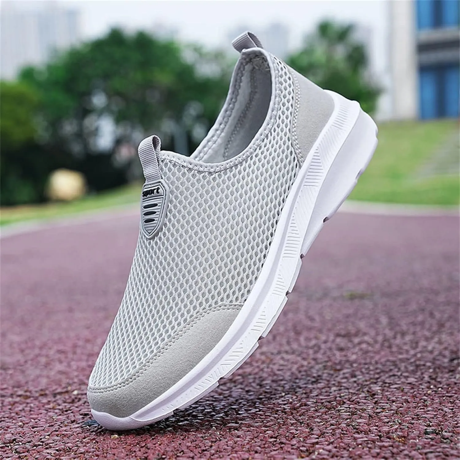 Fashion Summer Men Breathable Mesh Shallow Lace Up Casual Shoes Sneaker Storage for Men