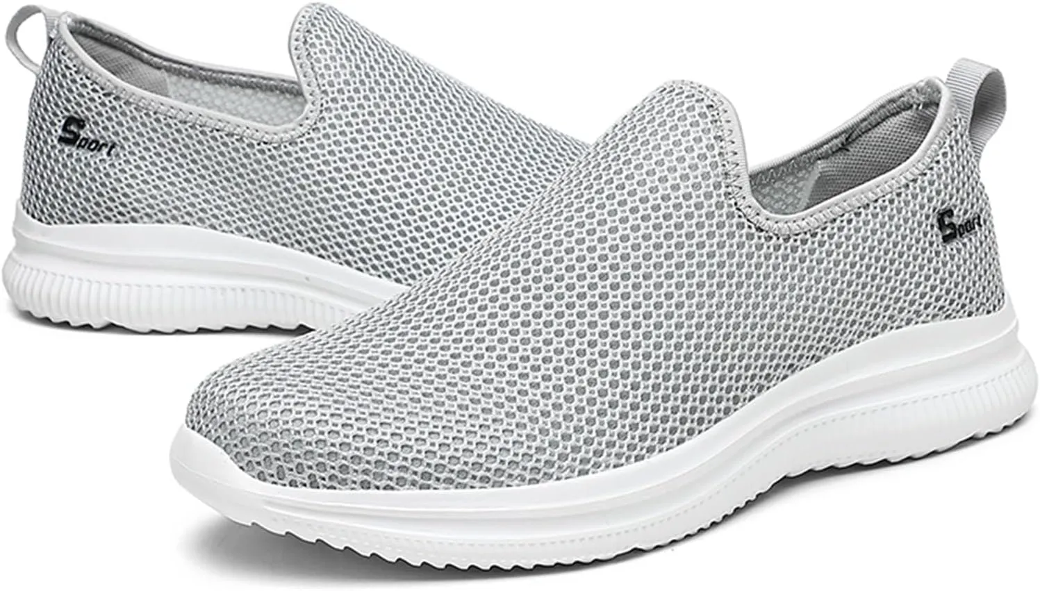 Fashion Summer Men Mesh Breathable Flat Lightweight Comfortable Casual Sneaker Mens