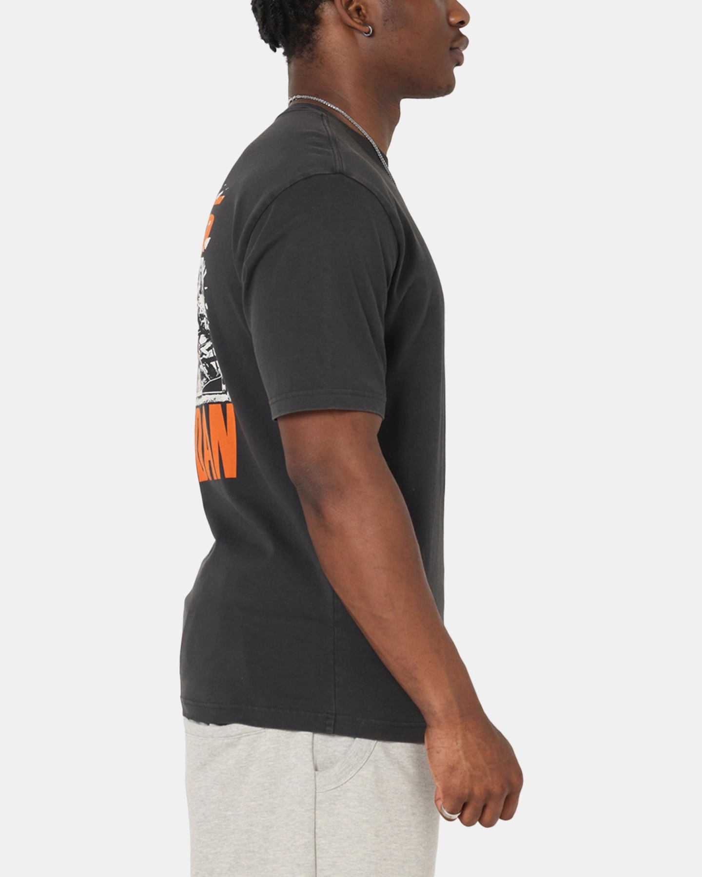 Jordan Brooklyn Shattered Back Board Oversized Graphic T-Shirt Off Noir/Sail Flattering Cut Timeless Layering