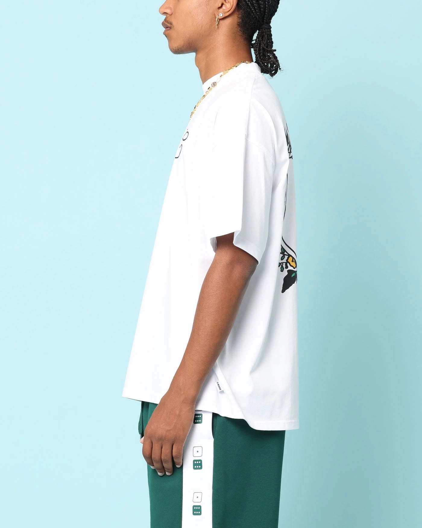 Carr?? Club Carr?? Oversized T-Shirt White Low carbon footprint Timeless casual wear