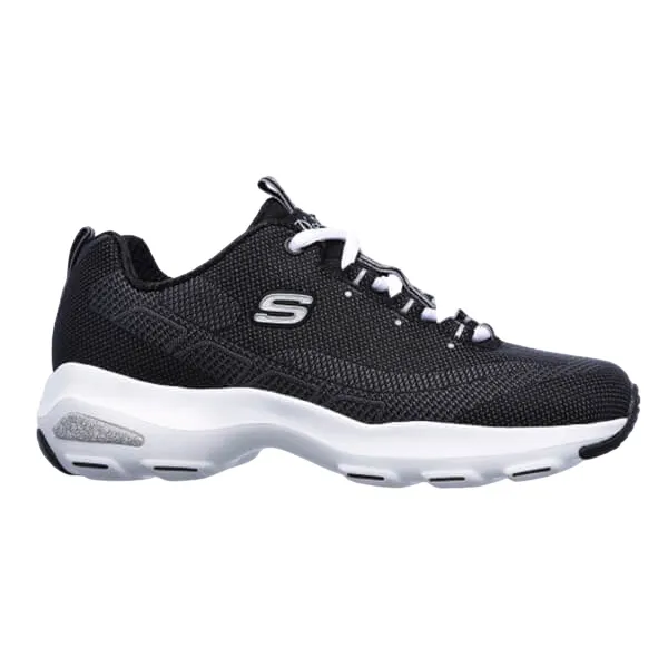 Skechers scarpa sneakers da donna  D'Lites Ultra 12283/BLK nero fashion - sneakers