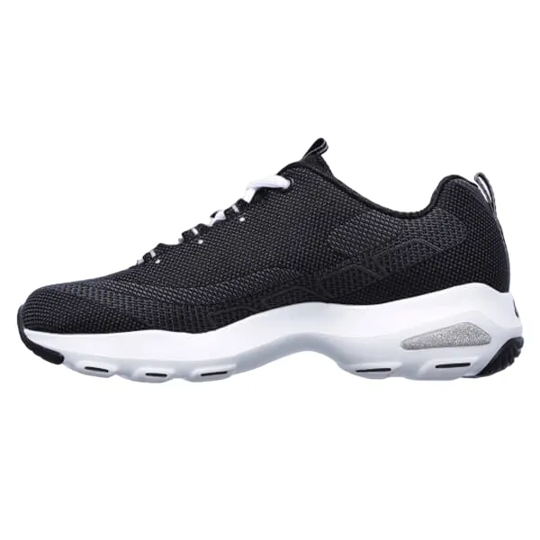 running legacy Skechers scarpa sneakers da donna  D'Lites Ultra 12283/BLK nero