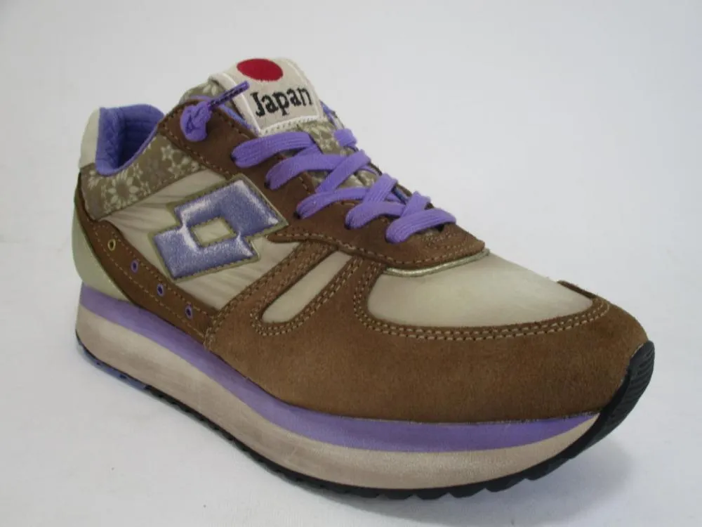 Adjustable Feature Dynamic Motion Containment Lotto Leggenda sneakers da donna Tokyo R4214 marrone