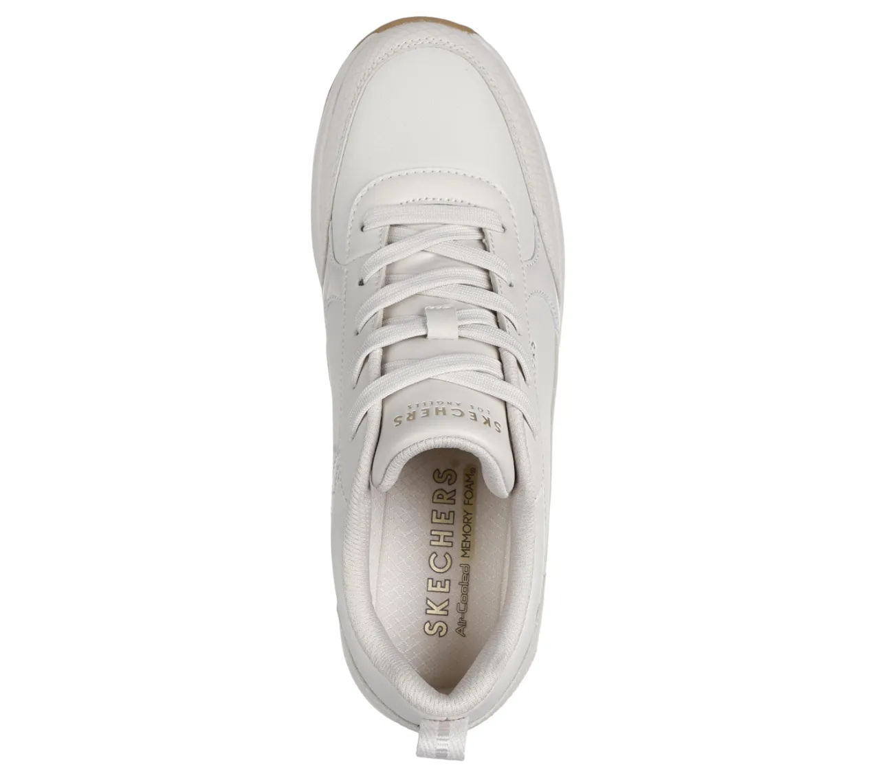 Skechers scarpa sneakers da donna Billion 2 Fine Shine 177345/OFWT bianco spento Rural