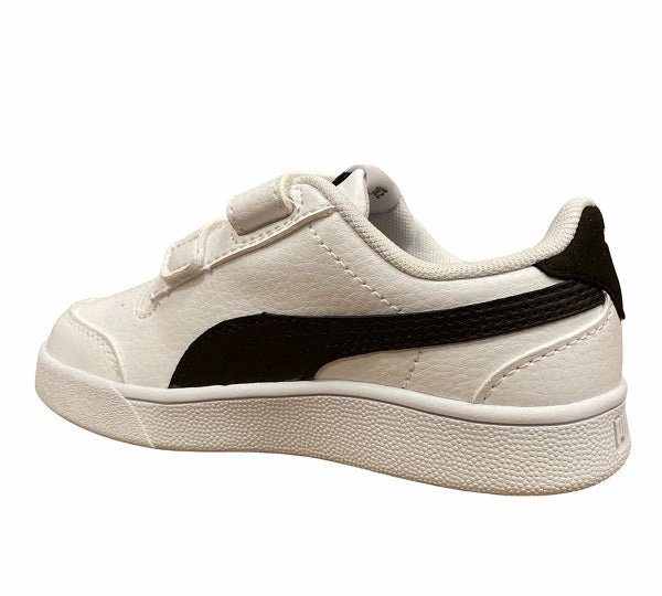 Stabilizing Chassis twistable running shoes Puma sneakers da bambino Shuffle V Ps 375689 02 white black