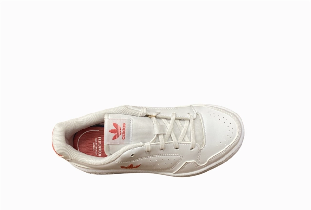 wide - toe - box Durable Traction Pattern Adidas Original scarpa sneakers da ragazza NY 90 FX6475 bianco