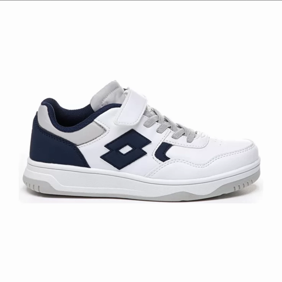 Lotto scarpa da tennis da bambino Tracer CL SL T6736 bianco blu running for team goals non - sponsored shoes