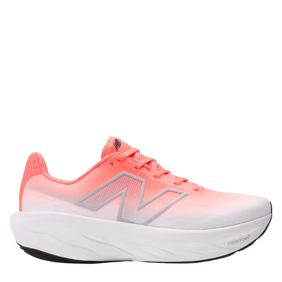 suede - upper shoes Torsional Stability Arch New Balance Men's 1080 V14 Running Shoes in Urgent Red/Rain Cloud/Black AW25