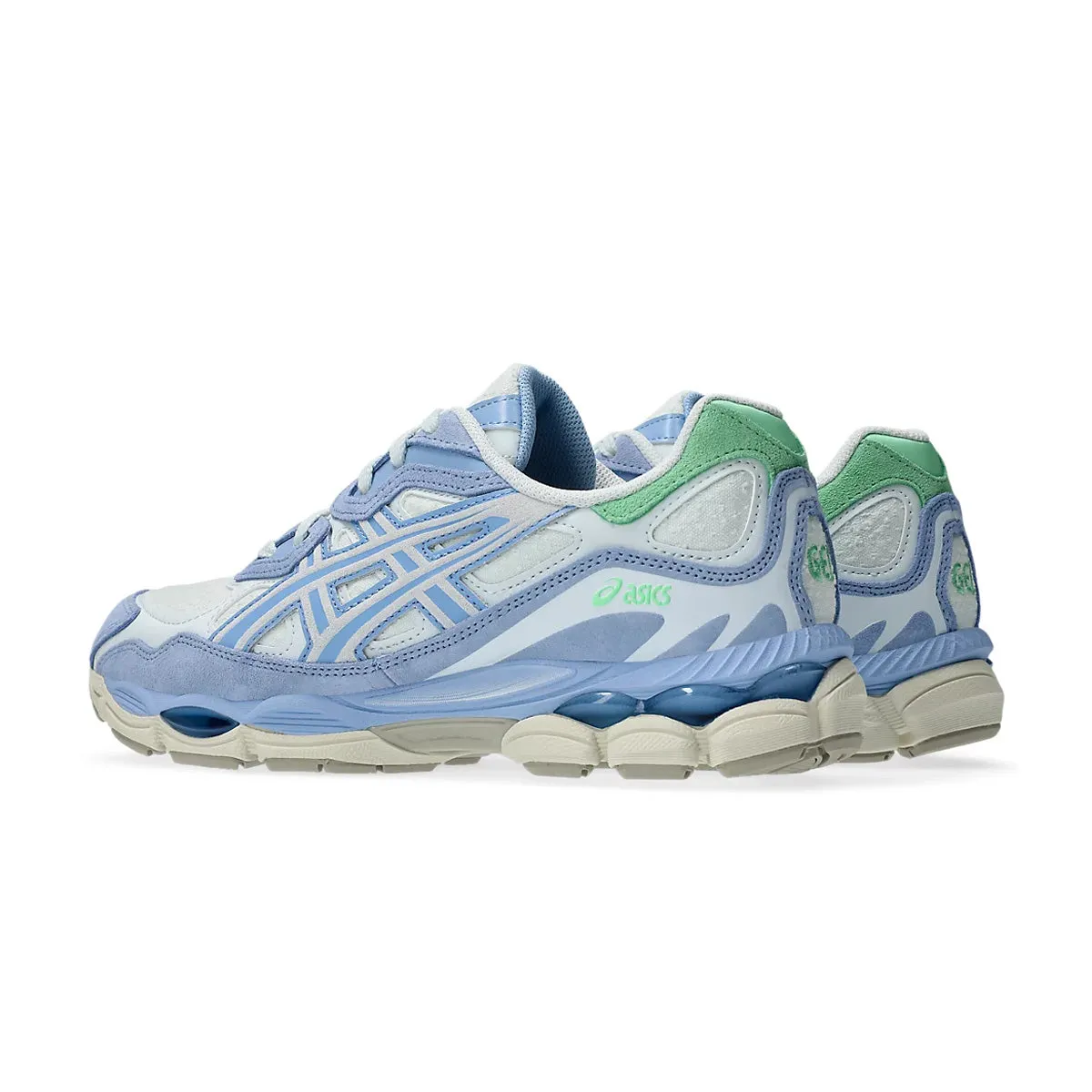 Lace   Up Style Quick Lacing System GEL-NYC 'Airy Blue Stone Wash'