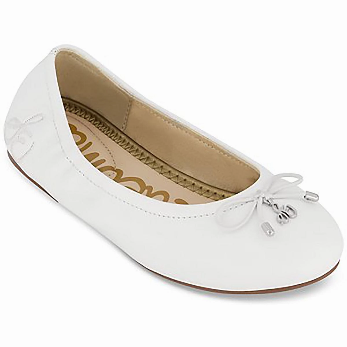 Felicia Mini Girls Padded Insole Ballet Flats Collared Ankle Padding Upgraded design