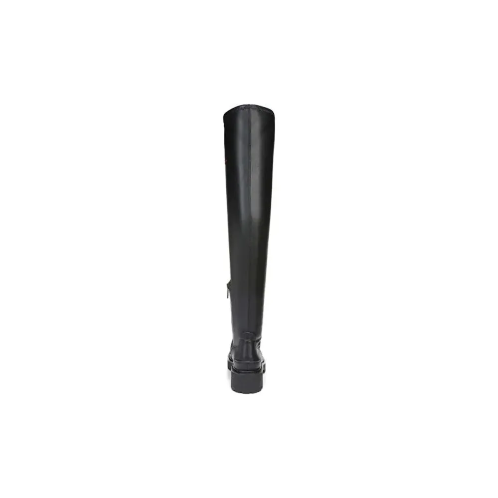 Fera Black Faux Leather Wide Shaft Franco Sarto Boots