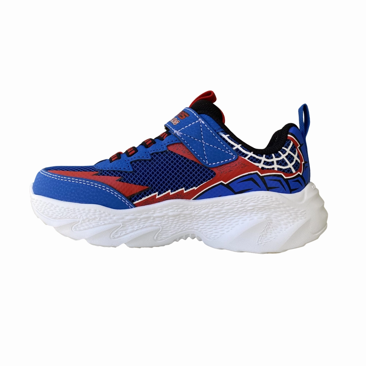 Skechers scarpa da ginnastica da bambino Creature Crawlers 402120L/BLRD blu-rosso heel - support - mechanism - firmness shoes tennis shoes