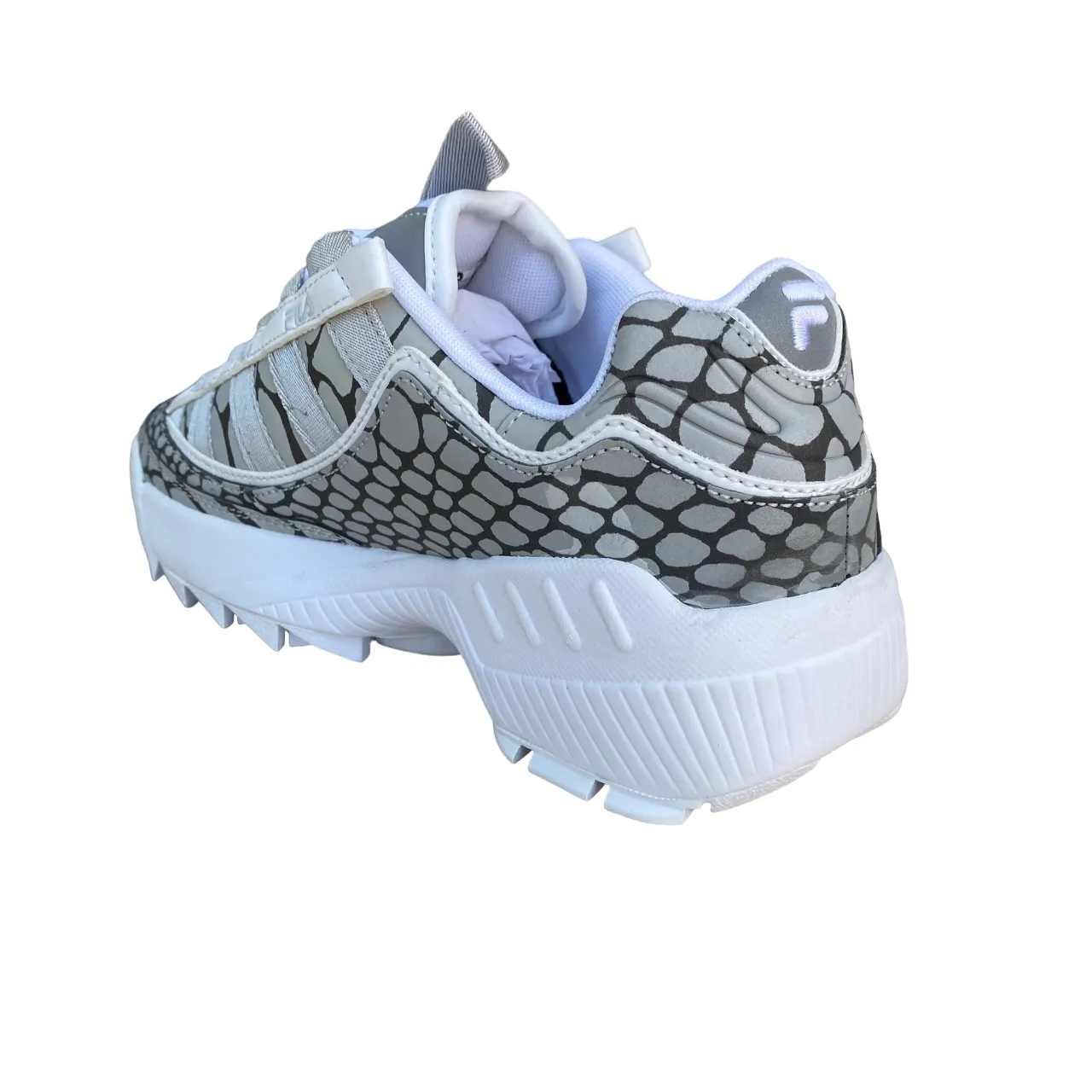 Work Shoes Fila scarpa sneakers da donna D-Formation R 1010858.13T bianco-grigio ghiaccio