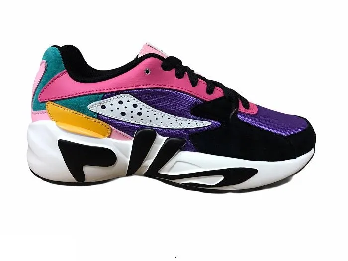 Fila scarpa sneakers da donna Mindblower 1010762.71Q viola nero Gaiter Compatible motion - control - feature shoes