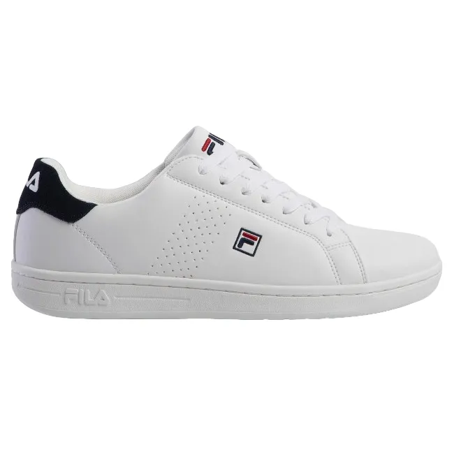 road running shoes TPU Stability Plate Fila sneakers da uomo Crosscourt 2 F Low 1010276.98F bianco