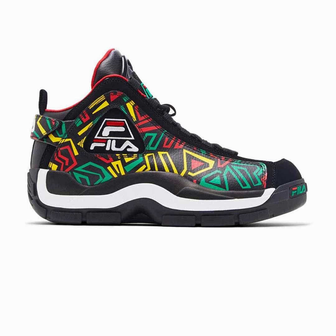 FILA - Kids' (Junior) Grant Hill 2 Shoes (3BM01296 041) Machine Washable Fabric Quiet Ground